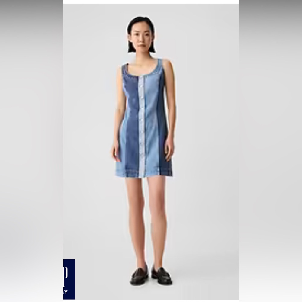 Gap denim mini dress